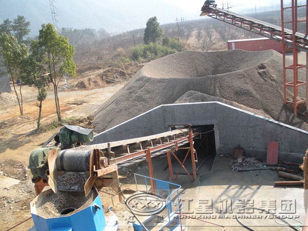 高铁专用砂石骨料生产设备现场 高铁专用砂石骨料生产设备现场
