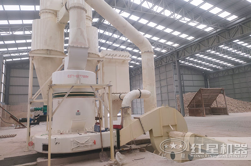 白云石磨粉机生产线现场图 白云石磨粉机生产线现场图