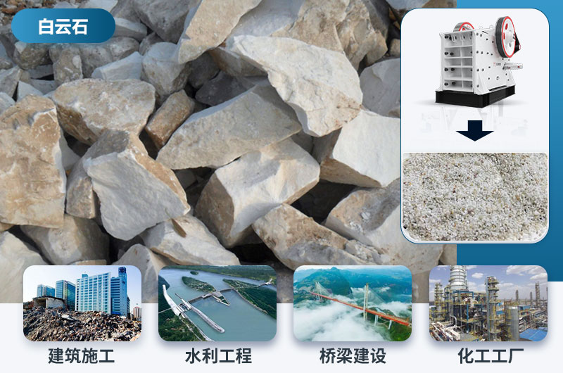 白云石破碎后应用领域 白云石破碎后应用领域