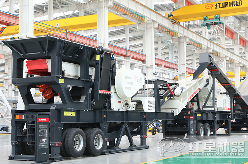 轮胎式移动破碎机图片 轮胎式移动破碎机图片