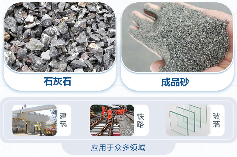 石灰石制砂应用领域 石灰石制砂应用领域