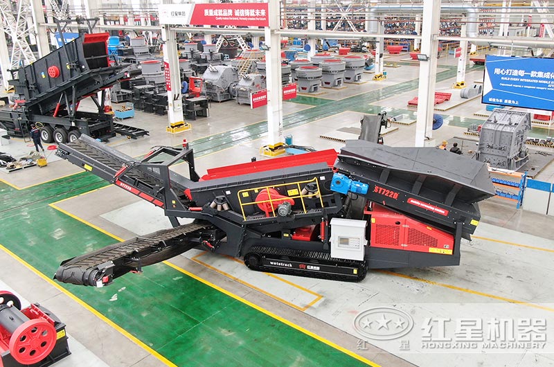 履带式移动筛分站图片 履带式移动筛分站图片