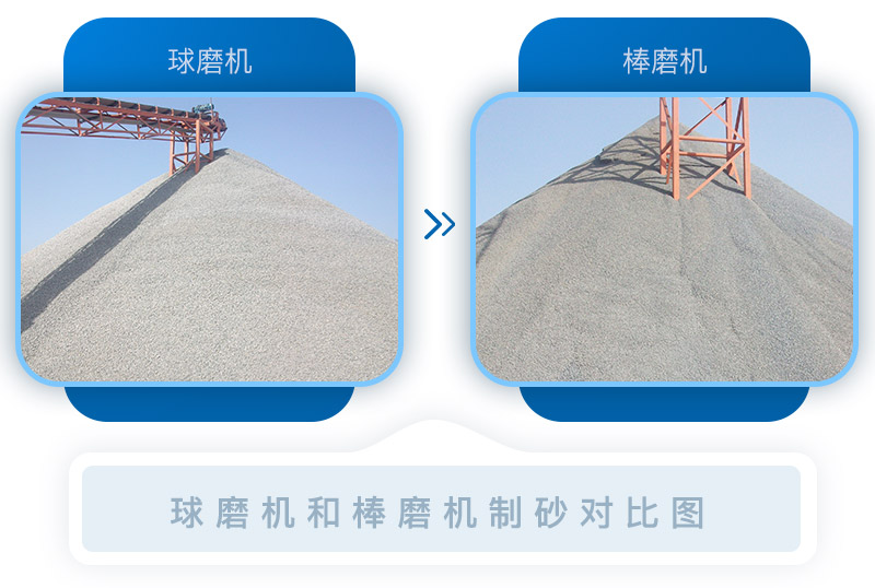 球磨机和棒磨机制砂成品展示 球磨机和棒磨机制砂成品展示