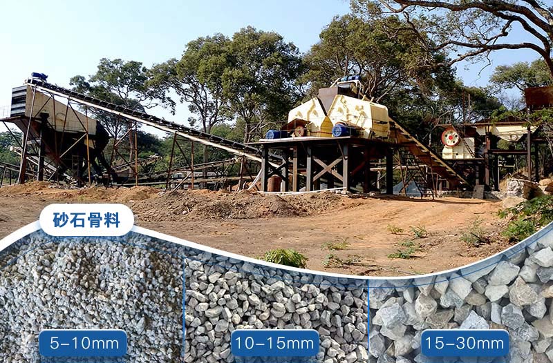 砂石料加工现场 砂石料加工现场