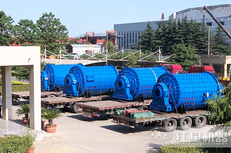 一排球磨机整装待发 一排球磨机整装待发