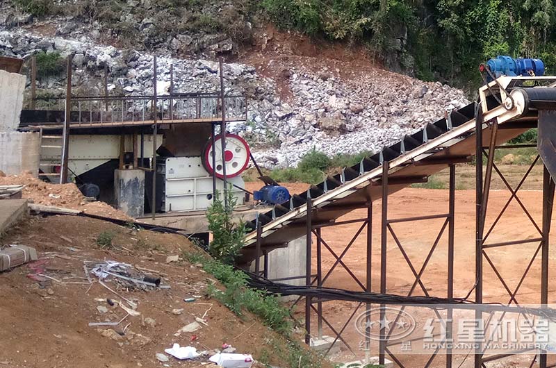 颚式破碎机工作现场图片 颚式破碎机工作现场图片