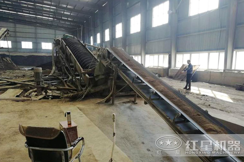 螺旋洗石机工作现场实拍图 螺旋洗石机工作现场实拍图