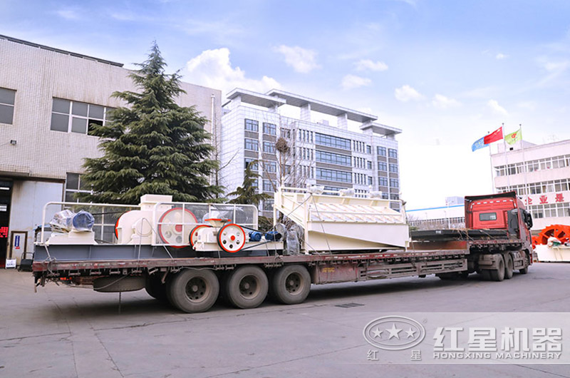 对辊制砂机发货现场图片 对辊制砂机发货现场图片