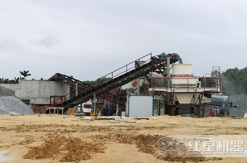 风化石制砂生产现场图片 风化石制砂生产现场图片
