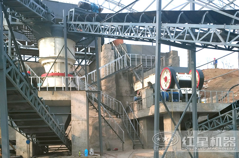 时产800吨花岗岩生产线现场图片 时产800吨花岗岩生产线现场图片