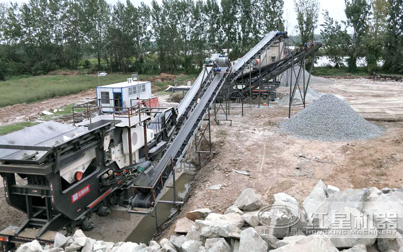 轮胎粉碎机处理石料生产线 轮胎粉碎机处理石料生产线