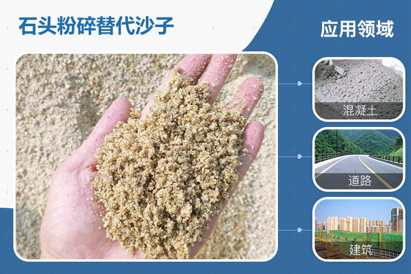 石头粉碎替代沙子应用领域 石头粉碎替代沙子应用领域