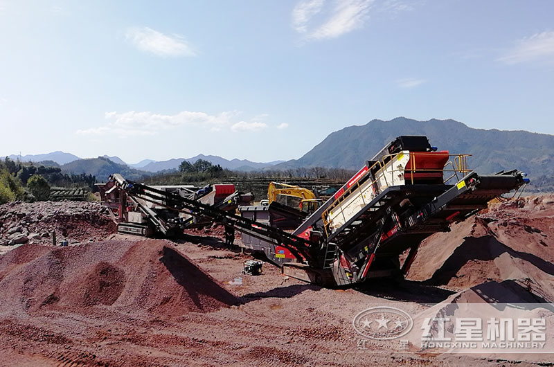 移动履带一体式破碎机作业现场(处理建筑垃圾) 移动履带一体式破碎机作业现场(处理建筑垃圾)