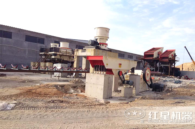 制砂生产现场高清实拍 制砂生产现场高清实拍